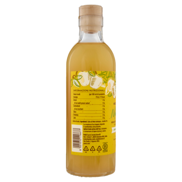 Ponti Melagold aceto di Mele Golden Bio 500 ml