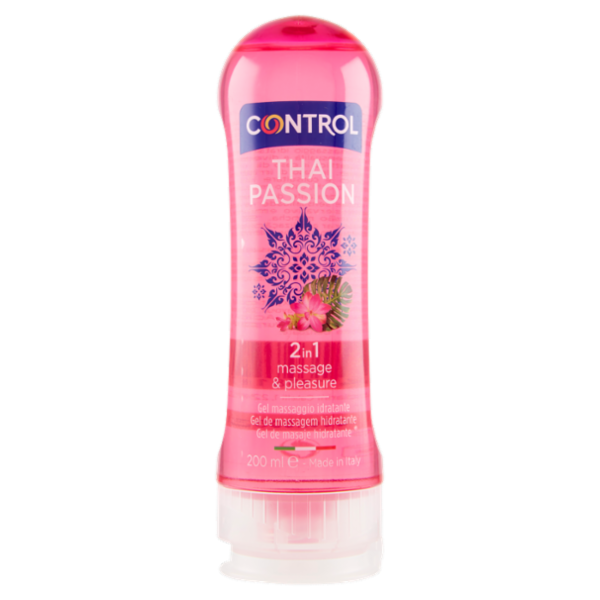 Control Thai Passion 2 in 1 massage & pleasure Gel massaggio idratante 200 ml