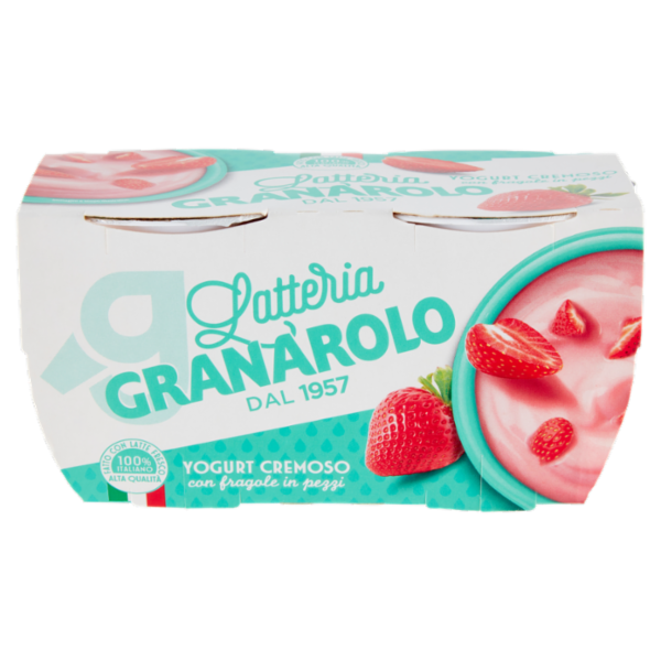 Granarolo Yogurt Cremoso con fragole in pezzi 2 x 125 g