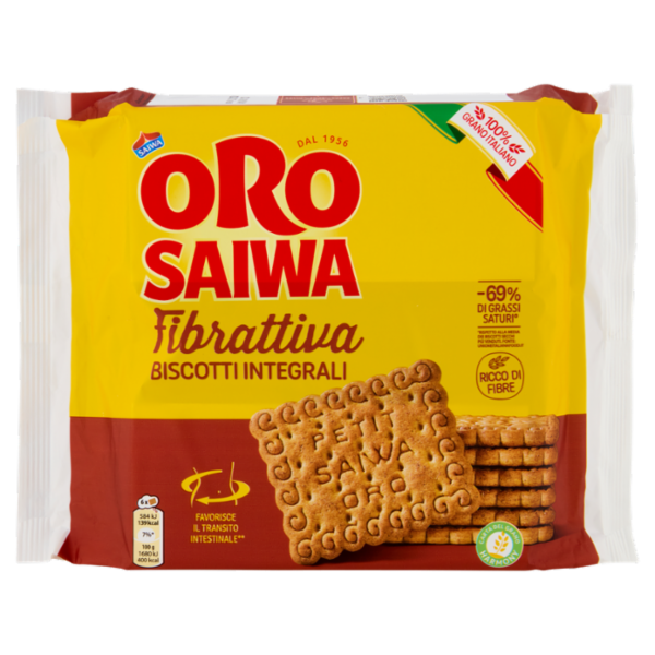 Oro Saiwa biscotti secchi Fibrattiva - 420 g