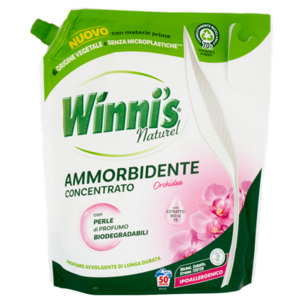 Winni's Naturel Ammorbidente Concentrato Orchidea pouch 50 Lavaggi 1,25 l