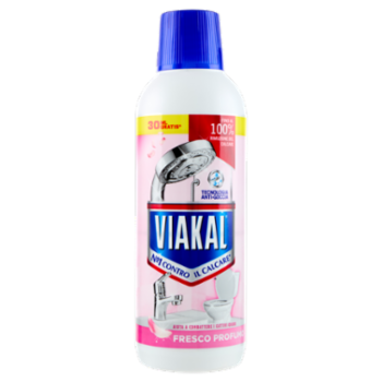 Viakal Liquido Fresco Profumo Anticalcare 470+30ML Gratis