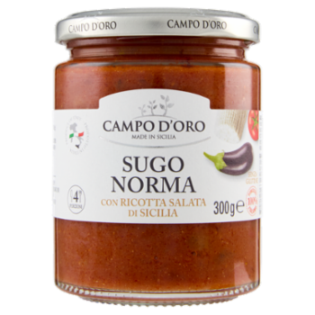 Campo D'Oro Sugo Norma Con Ricotta Salata Di Sicilia 300 g