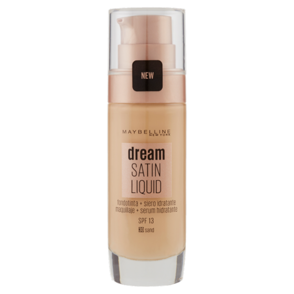 Maybelline New York Fondotinta Dream Satin Liquido 30 Sand