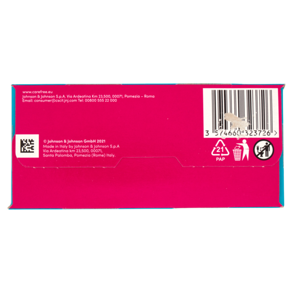 Carefree Cotton Feel* Normal Senza Profumo Salvaslip 56 pz
