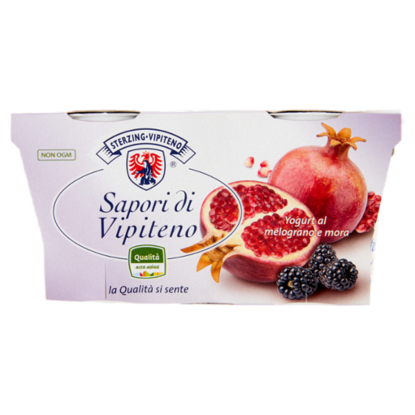 Sterzing Vipiteno Sapori di Vipiteno Yogurt al melograno e mora 2 x 125 g