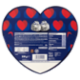 BACI PERUGINA Classico Cioccolatini Fondenti ripieni al Gianduia Scatola Cuore San Valentino 150g
