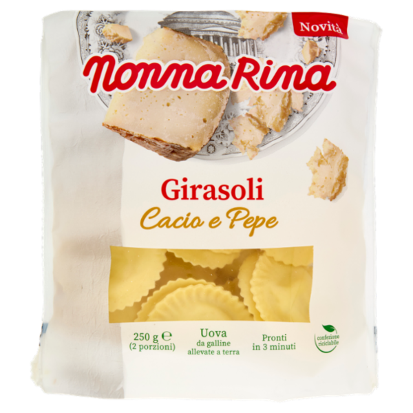 Nonna Rina Girasoli Cacio e Pepe 250 g