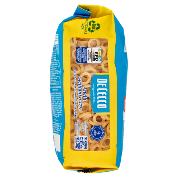 De Cecco Anelli Siciliani n° 179 500 g