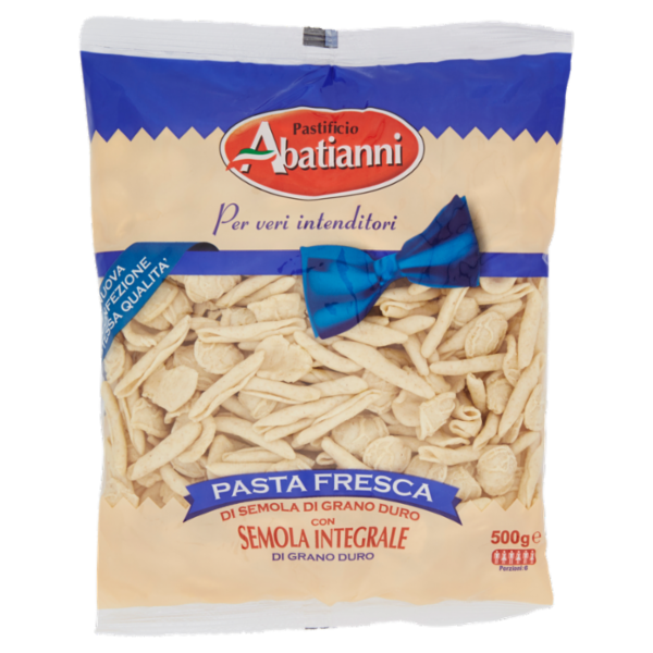 Pastificio Abatianni Pasta Fresca Maritati di Semola Integrale 500 g