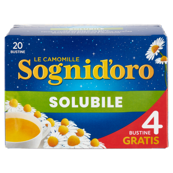 Sognid'oro le Camomille Solubile bustine 20 x 5 g