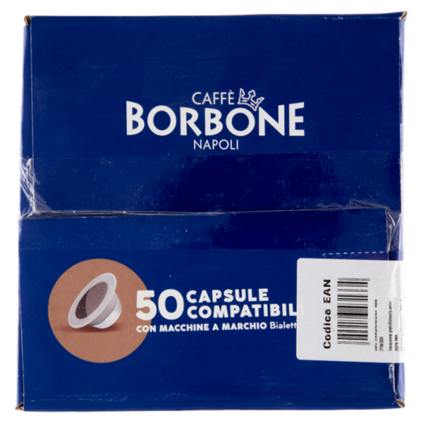 Caffè Borbone Miscela Nobile Capsule Compatibili con Macchine a Marchio Bialetti* 50 x 6 g