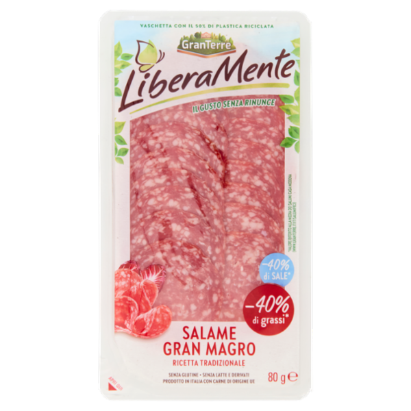 GranTerre LiberaMente Salame Gran Magro 80 g