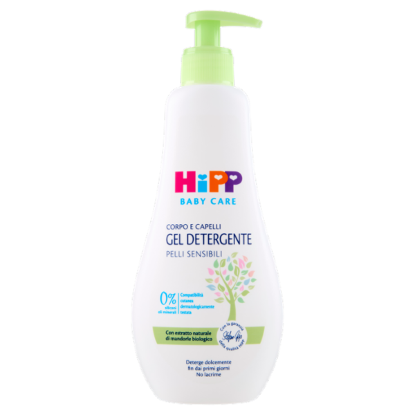 HiPP Baby Care Gel Detergente Corpo e Capelli Pelli Sensibili 400 ml