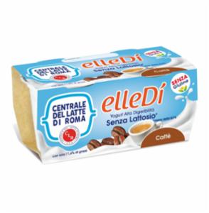 Centrale Del Latte di Roma Elledi Yogurt Senza Lattosio al Caffe 2 x 125 g