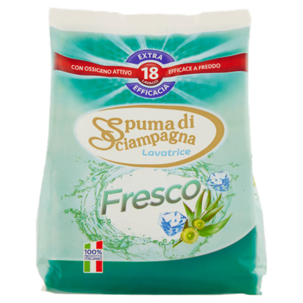 Spuma di Sciampagna Fresco Lavatrice 1,080 Kg