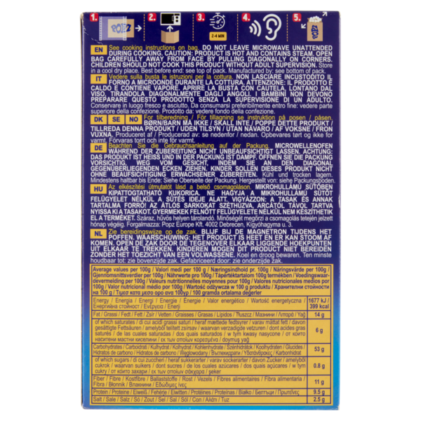 Popz the Microwave Popcorn Light 3 x 80 g