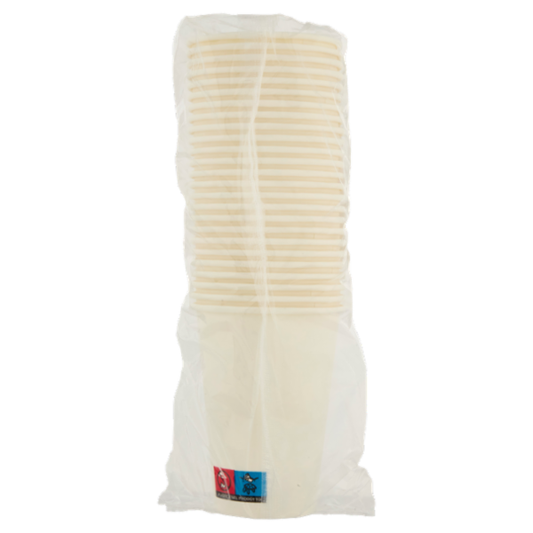 Selex Natura Chiama Bicchieri in Cartoncino Eco Biodegradabili e Compostabili 210 cc 25 pezzi