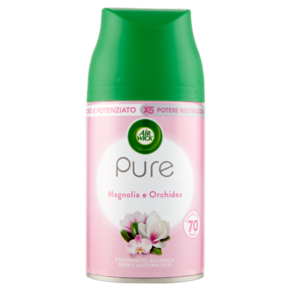 Air Wick Freshmatic Ricarica Pure Magnolia e Orchidea Profumatore per ambiente 250 ml