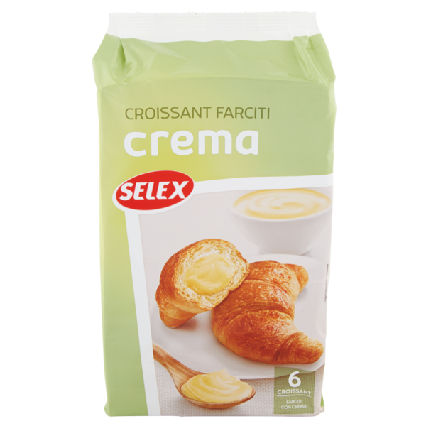 Selex Croissant con Crema Pasticcera 6x45 g