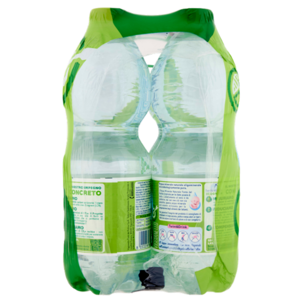 San Benedetto Acqua Naturale Fonte del Pollino Ecogreen 6 x 0,5L