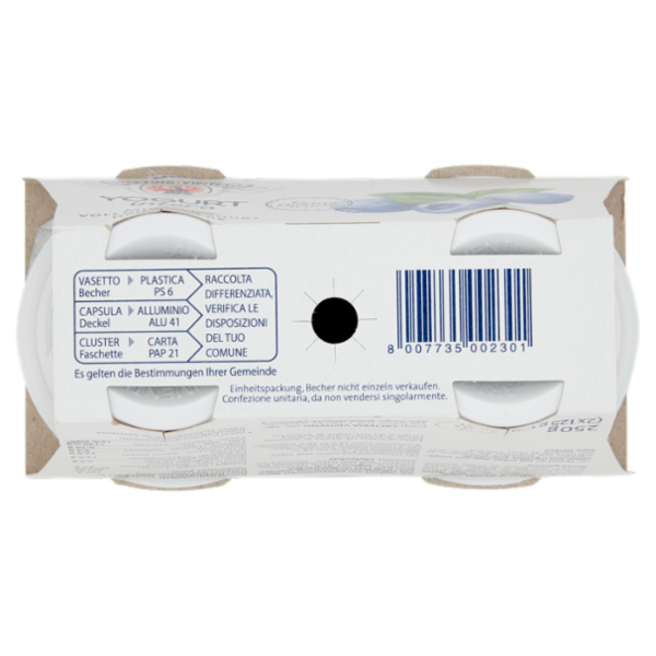 Sterzing Vipiteno Yogurt intero Mirtillo 2 x 125 g