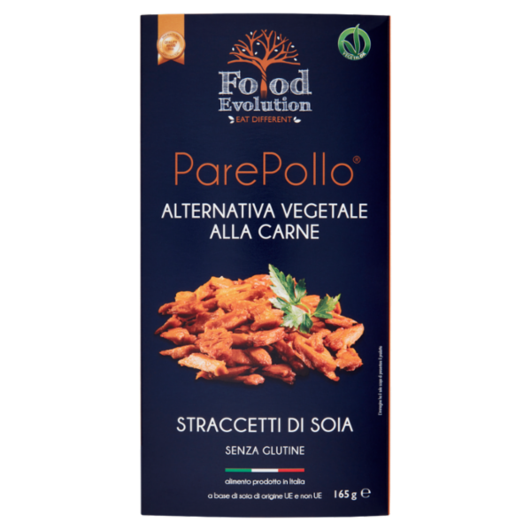 Food Evolution ParePollo Straccetti di Soia 165 g
