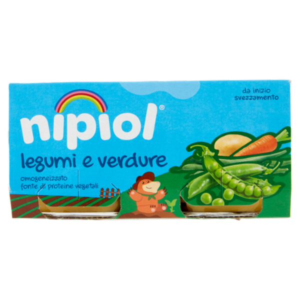 nipiol legumi e verdure omogeneizzato 2 x 80 g