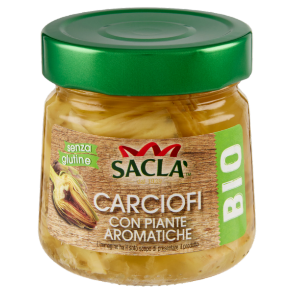 Saclà Bio Carciofi con Piante Aromatiche 190 g