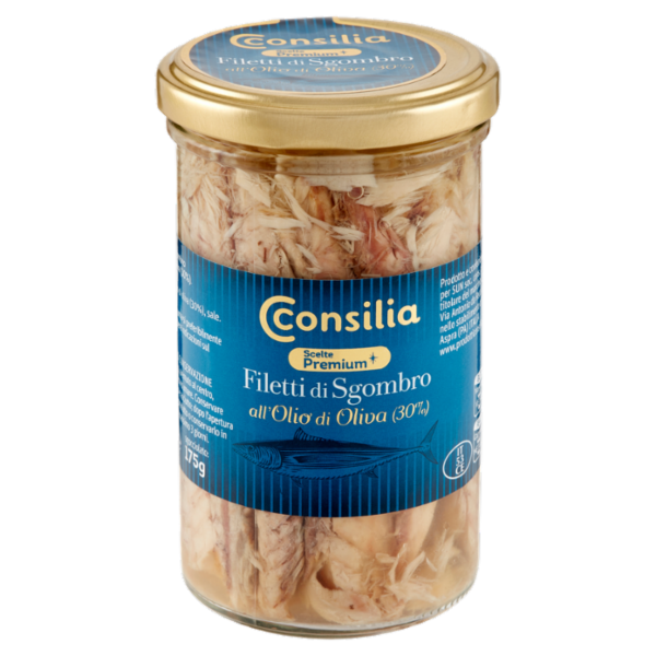 Consilia Optima Filetti di Sgombro all'Olio di Oliva 250 g