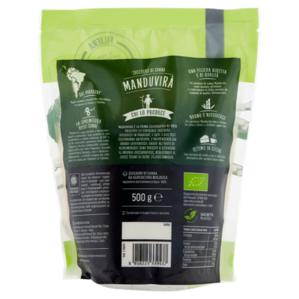 Altromercato Bio Manduvirà Zucchero di Canna 500 g