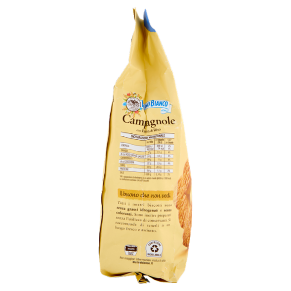 Mulino Bianco Campagnole Biscotti con Farina di Riso 1Kg