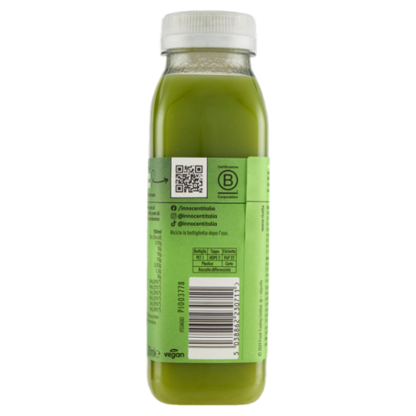innocent super smoothie Antiossidante Verde* Kiwi - Mela - Cetriolo - Matcha 300 ml