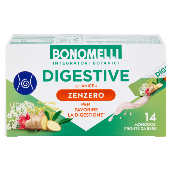 Bonomelli Integratori Botanici Digestive 14 stick monodose 140 ml