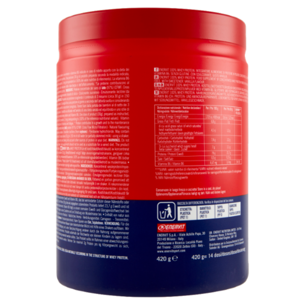 Enervit 100 % Whey Protein Vanilla 420 g