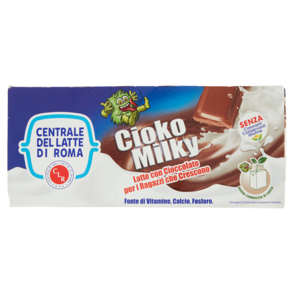 Centrale del Latte di Roma Cioko Milky Latte con Cioccolato 3 x 200 ml
