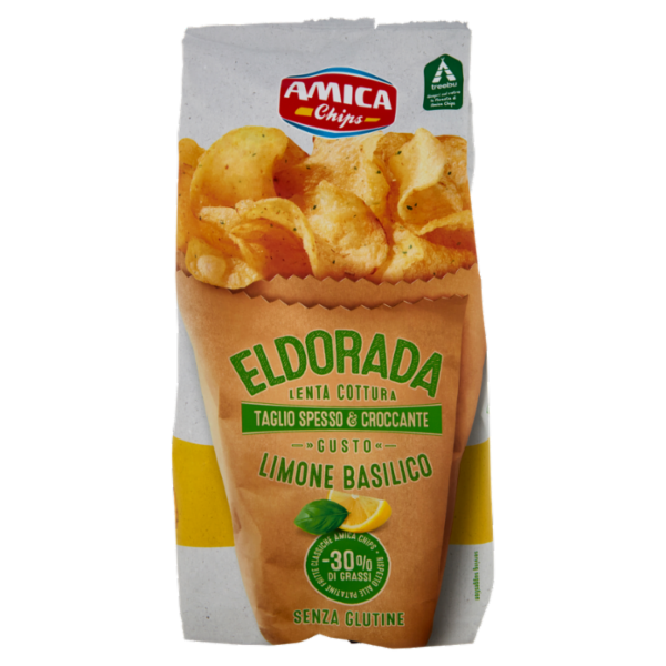 Amica Chips Eldorada Gusto Limone Basilico 130 g