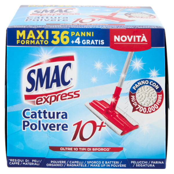 Smac expess Cattura Polvere 10+ Panni 36+4 pz