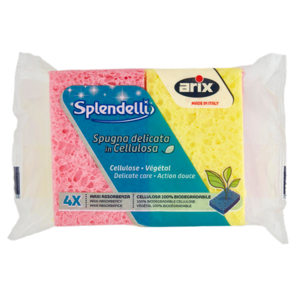 arix Splendelli Spugna delicata in Cellulosa 4 pz