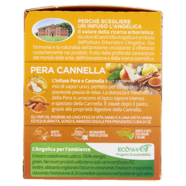 L'Angelica Passione di Frutta Pera Cannella 15 Filtri 27 g