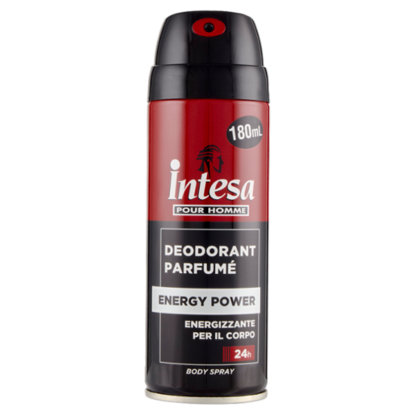 Intesa Pour Homme Deodorant Parfumé Energy Power Body Spray 180 mL