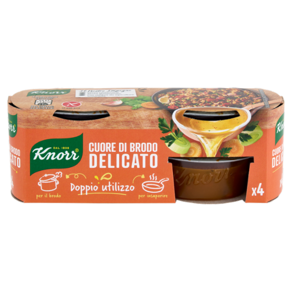 Knorr Cuore di Brodo Delicato 4 x 28 g