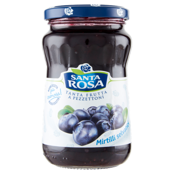 Santa Rosa Confettura Mirtilli selvatici 350 g