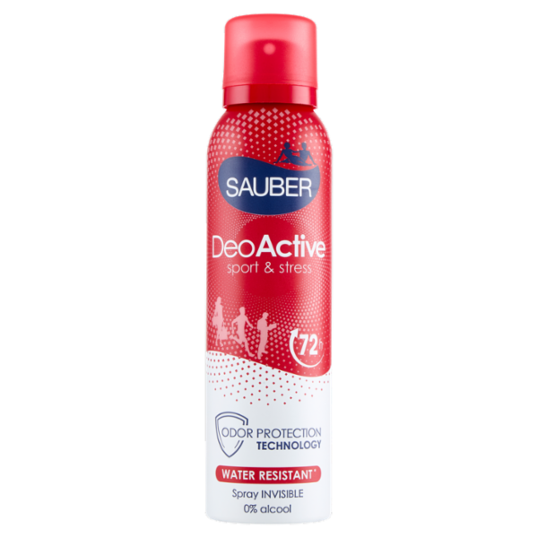 Sauber DeoActive sport & stress Spray 150 ml