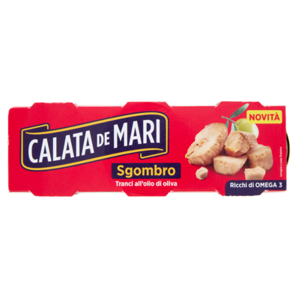 Calata de Mari Sgombro Tranci all'olio di oliva 3 x 80 g