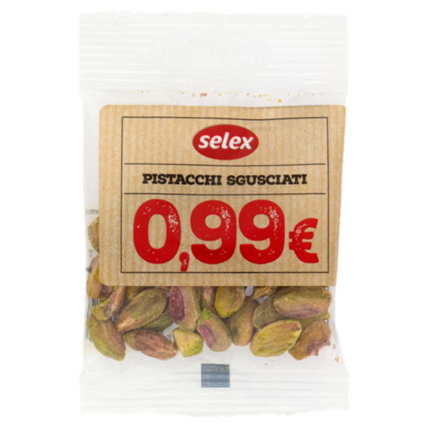 Selex Frutta Secca Pistacchi Sgusciati 20 g