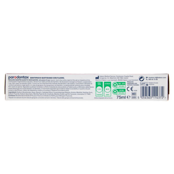 Parodontax ultra clean dentifricio quotidiano con fluoro per gengive più sane e denti forti 75 ml