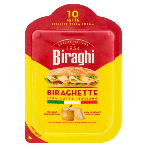 Biraghi Biraghette 10 Fette 120 g