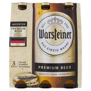 Warsteiner Premium Beer 3 x 0,33 l