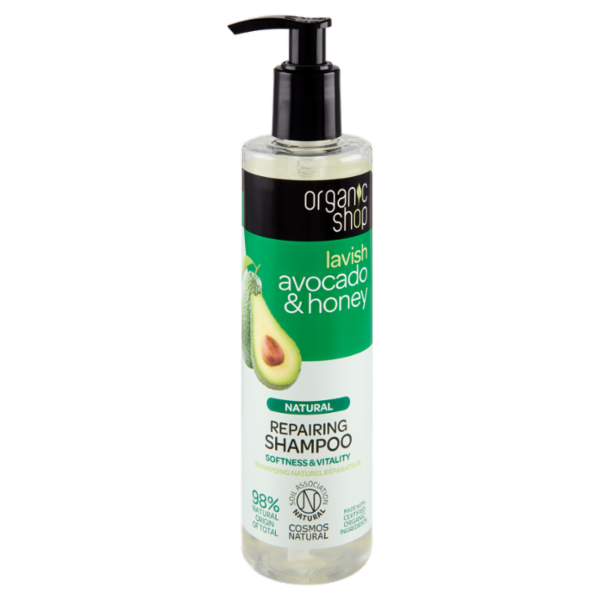 organic shop lavish avocado & honey Natural Repairing Shampoo 280 ml